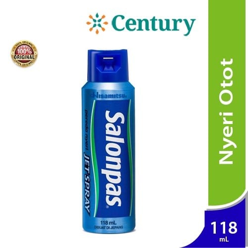 Salonpas Jet Spray 118 ml / Nyeri Otot / Keseleo / Terkilir / Memar / Pegal-Pegal