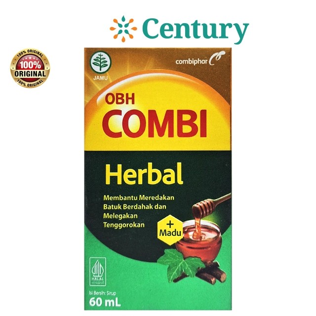 OBH COMBI HERBAL PLUS MADU 60 ML/ OBAT BATUK BERDAHAK - Gambar 4
