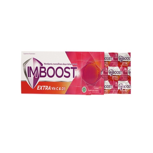 IMBOOST EXTRA VIT C & D3 @8'S / SUPLEMEN KESEHATAN - Gambar 2