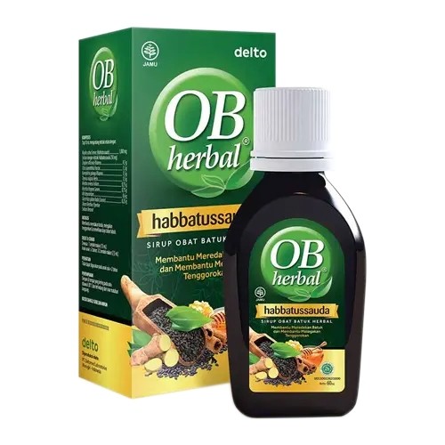 OB HERBAL HABBATUSSAUDA 60ML / OBAT BATUK BERDAHAK / - Gambar 2