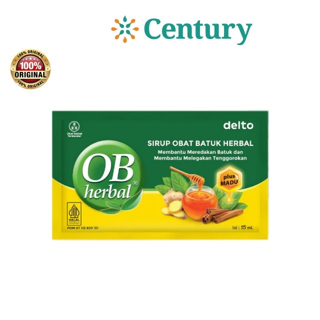 OB HERBAL PLUS MADU 1 SASHEET / MASUK ANGIN / BATUK PILEK / - Gambar 3