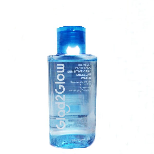 Glad2Glow Tremella Panthenol Sensitive Care Micellar Water 130ml / Pembersih Wajah - Gambar 3