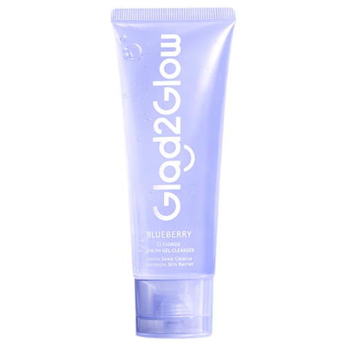 GLAD2GLOW BLUEBERRY GEL CLEANSER 70ML / SABUN CUCI MUKA / FACE WASH / PERAWATAN WAJAH - Gambar 2