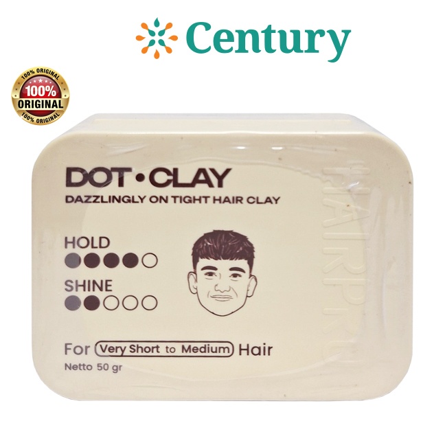 HAIRPRO DOT CLAY 50GR / HAIR STYLING / PERAWATAN RAMBUT - Gambar 3