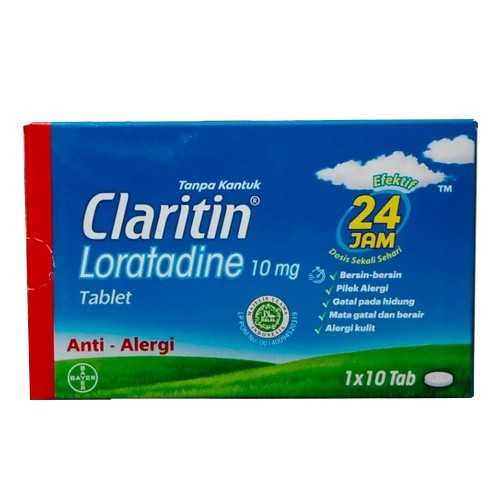 Claritin 10 Mg Isi 10 Tablet / Membantu Meredakan Alergi / Gatal / Pilek - Gambar 3