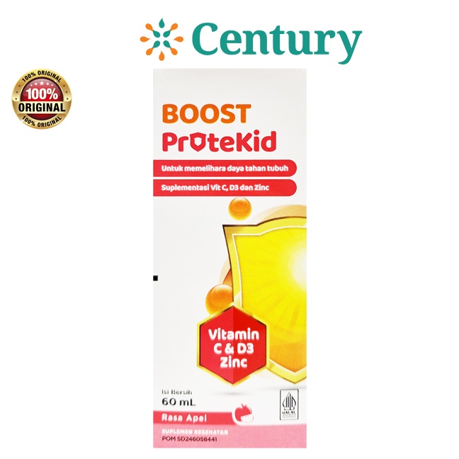 BOOST PROTEKID RASA APEL 60ML/ VITAMIN / MULTIVITAMIN / DATA TAHABN TUBUH - Gambar 3