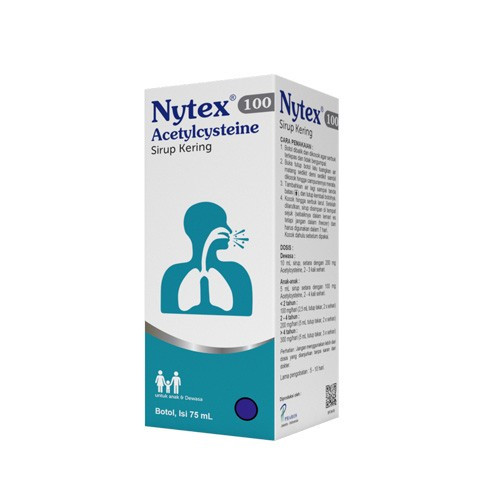 NYTEX 100 MG/5 ML DRY SYRUP 75 ML / BATUK BERDAHAK - Gambar 3