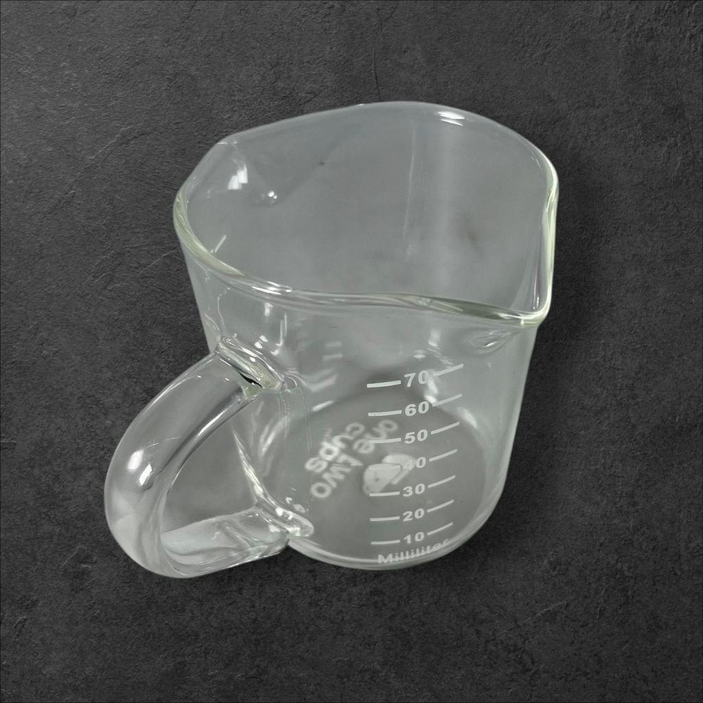 COD [GRATIS ONGKIR] One Two Cups Teko Cangkir Gelas Kopi Takaran Tahan Panas 70ml - A00313 - Gambar 3