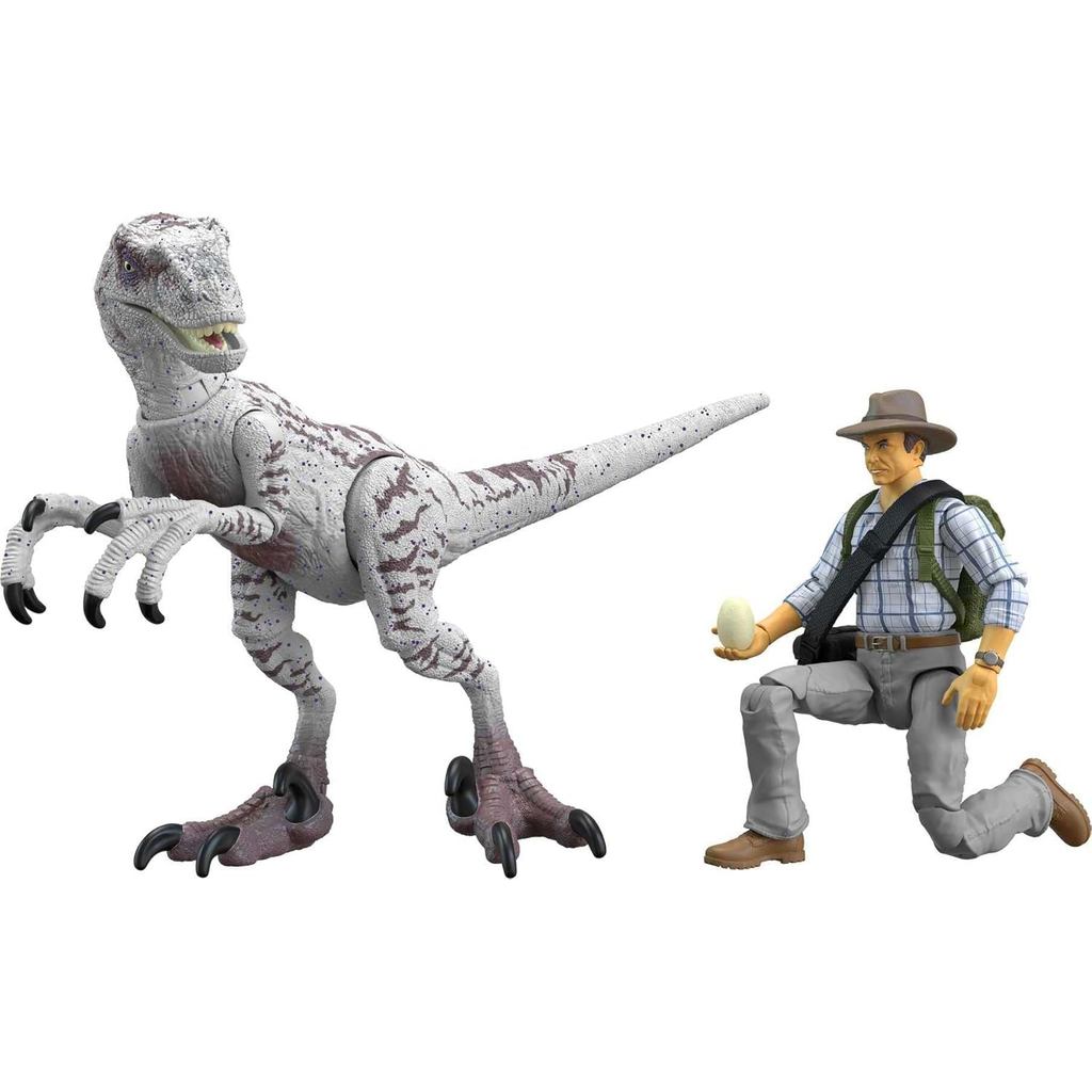 Mattel Jurassic World Jurassic Park III Hammond Collection - Juego de figuras de acción con el