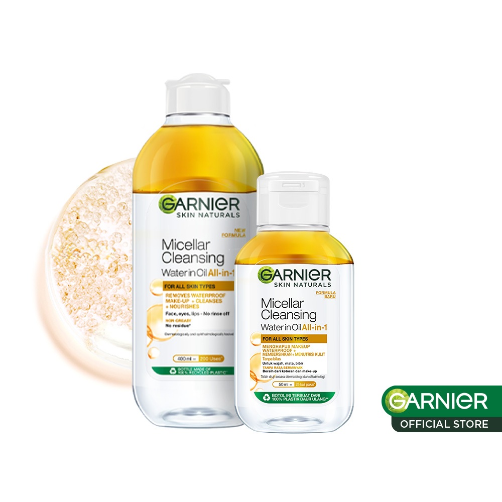 Garnier Micellar Cleansing Water - 400ml+125ml (Pembersih Wajah & Make Up) - Gambar 4