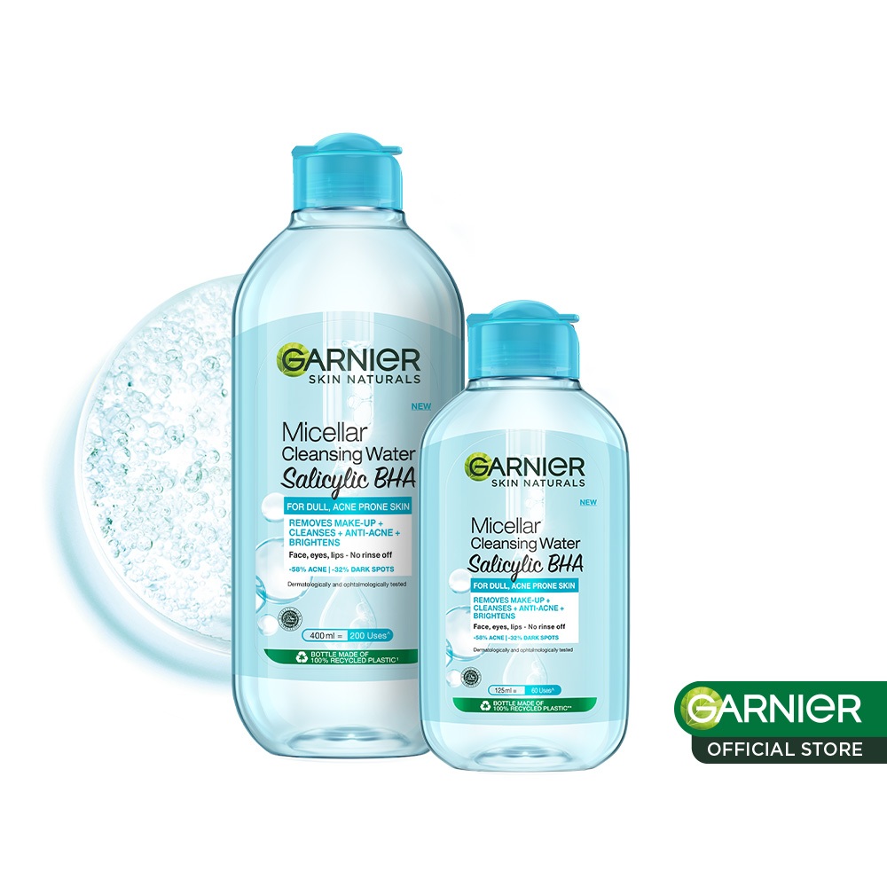 Garnier Micellar Cleansing Water - 400ml+125ml (Pembersih Wajah & Make Up) - Gambar 3