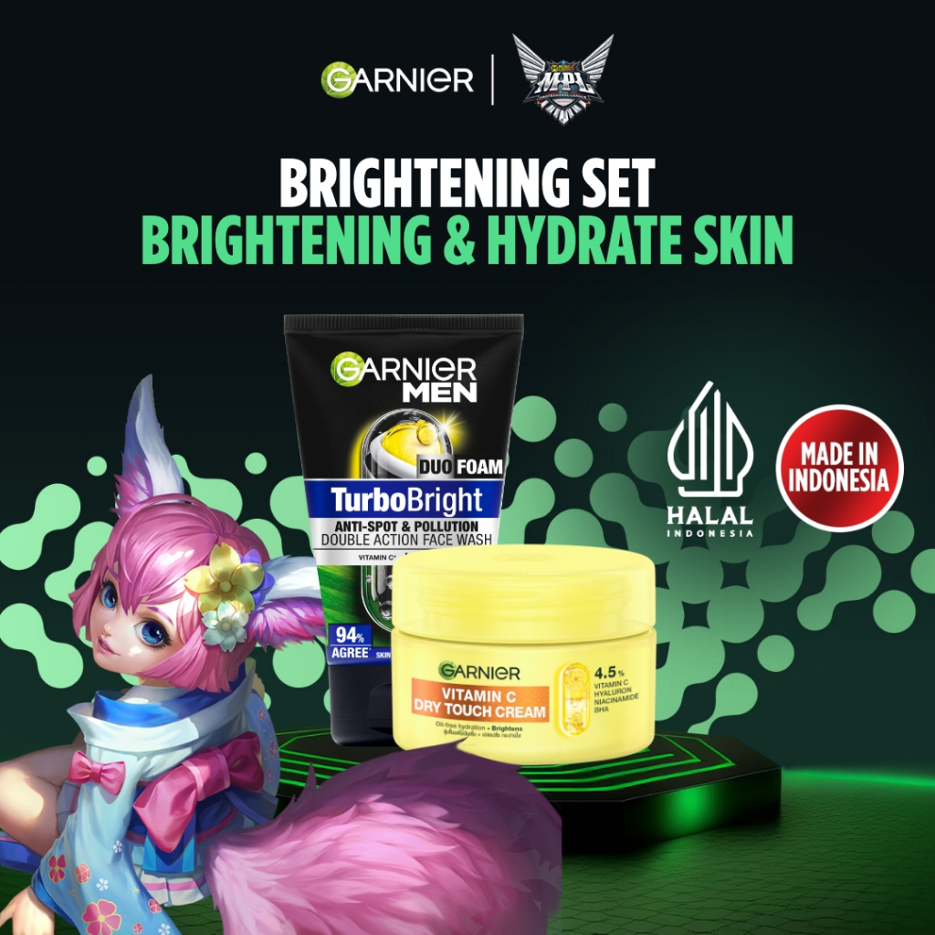 GARNIER Men Facial Wash Acno Fight Acne Calming Gentle Low PH Gel Cleanser 100ml Sabun Cuci Muka Pria Moisturizer Sunscreen Face Wash Facial Wash