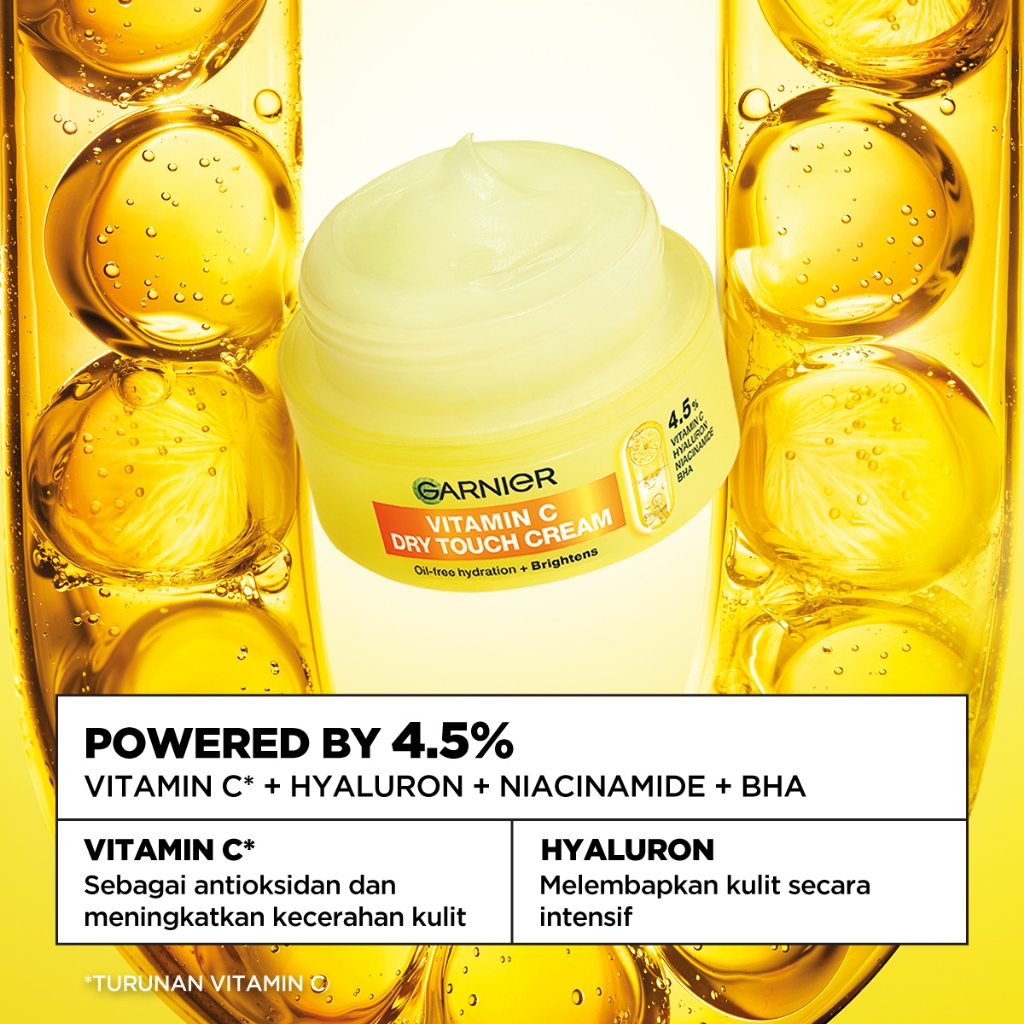 (PAKET HEMAT ISI 2) Garnier Perfect Simple Set Day Cream & Night Cream 50 ml Krim Siang & Krim Malam Mencerahkan Bundle Paket Skincare 1 set lengkap moisturizer tone up Untuk Kulit Cerah & Glowing pelembab wajah cream pemutih wajah glowing cepat - Gambar 3
