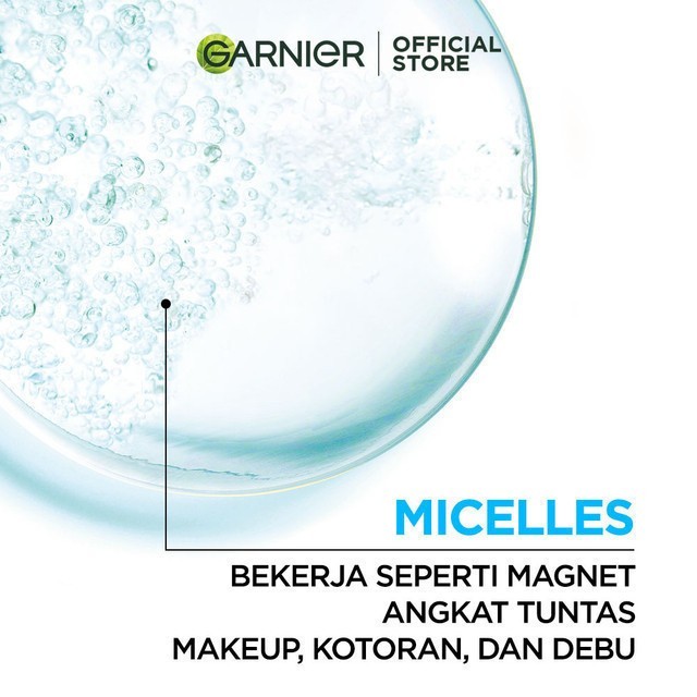 GARNIER Micellar Water Blue Salicylic Acid 300ml/400ml Skincare Cleansing - Pembersih Wajah & Make up - Gambar 4