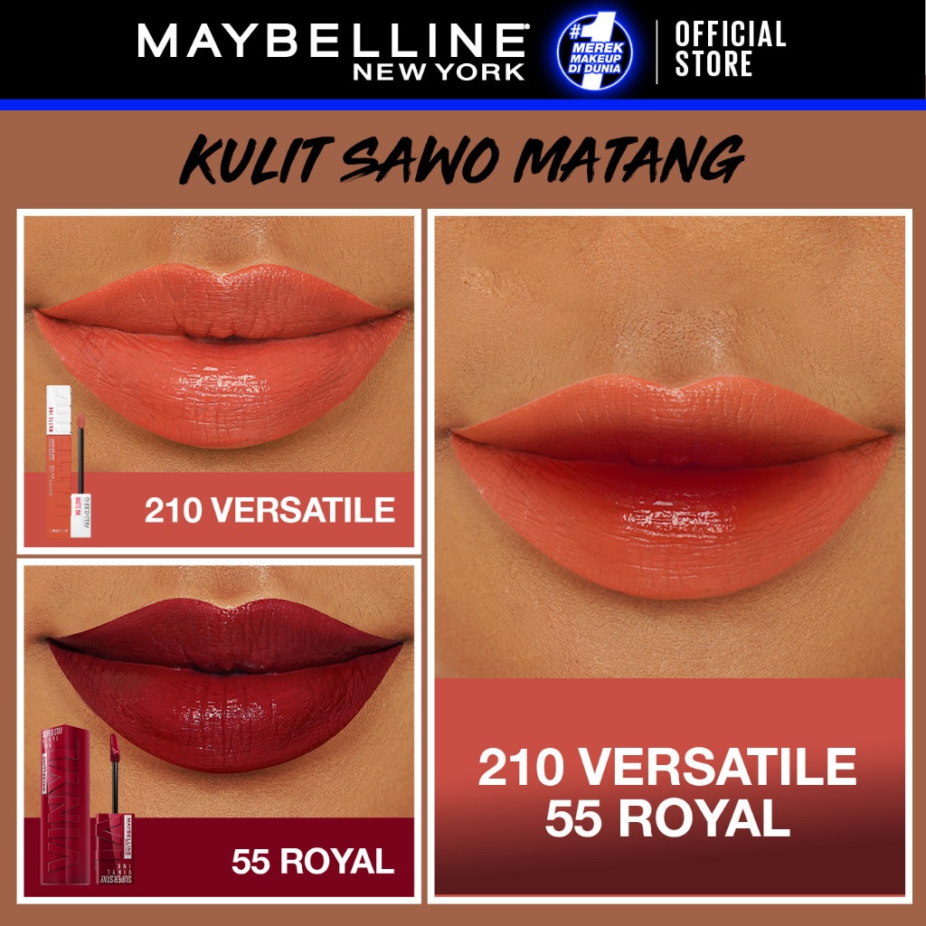 MAYBELLINE OFFICIAL 3D Ombre Lip Packages : Matte & Shine Duo (Superstay Matte Ink + Superstay Vinyl Ink) - Gambar 3