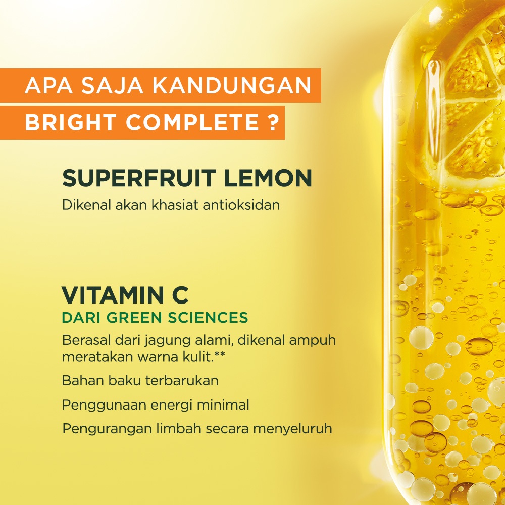 GARNIER Facial Wash 100ml + 50ml Sabun Cuci Muka Vitamin C Ceramide Skincare Pembersih Wajah Face Wash Cleanser - Gambar 2