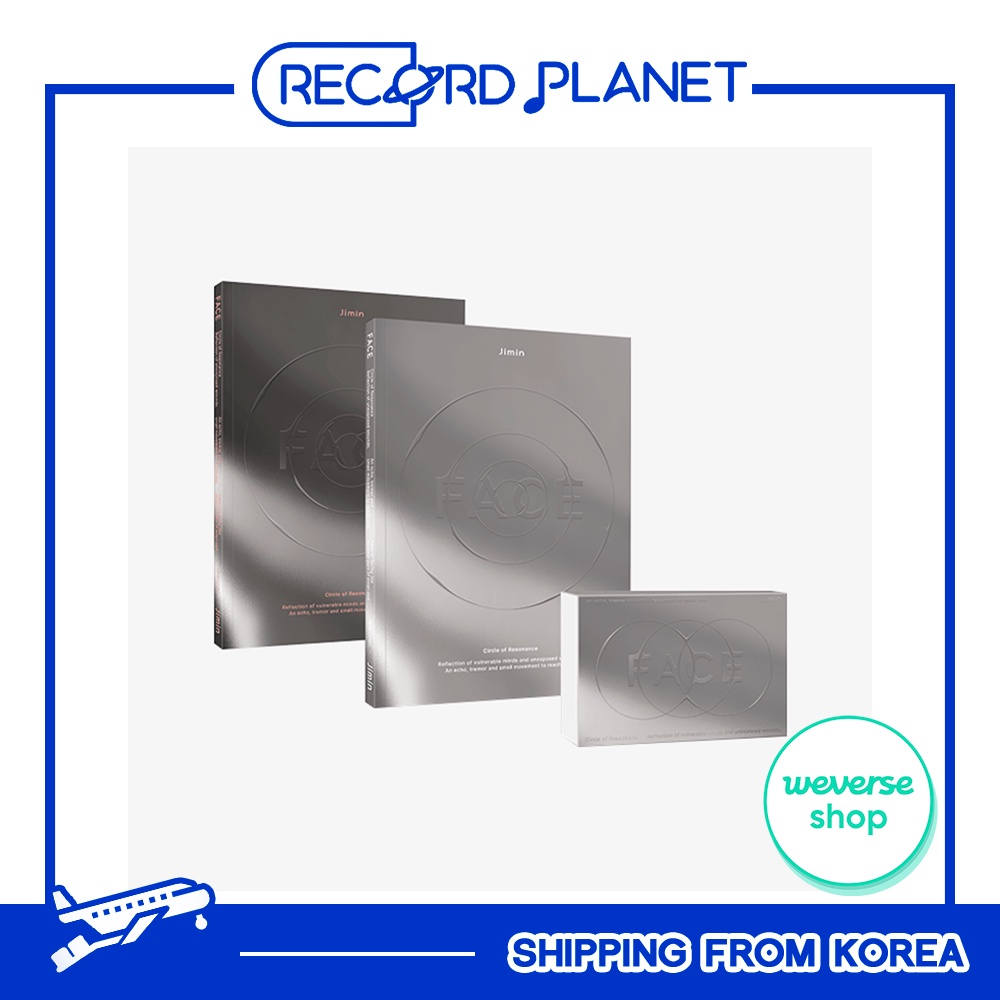 [POB] JIMIN (BTS) 'Face' (Set) + 'Face' (Weverse Albums ver.) Set The