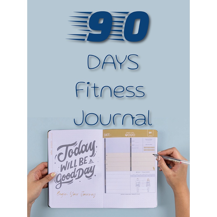 Exercise Journal | Track Fitness & Wellness | 120 Days | Sage Green