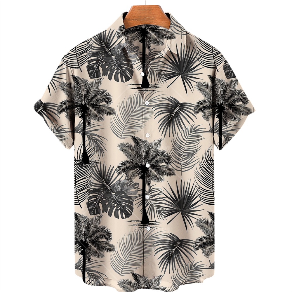New Hawaiian Shirt Man Mens Designer Clothes Summer Lightweight Short ...