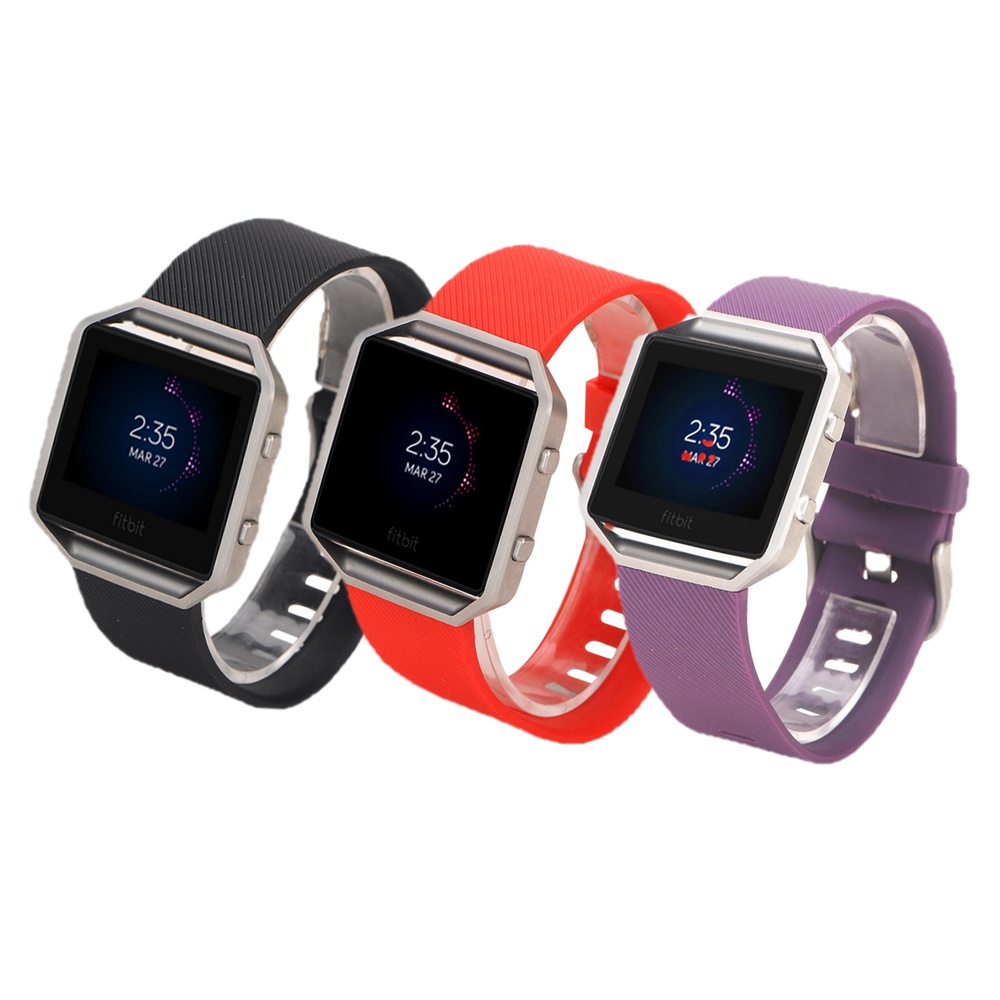 3 Pcs Replacement Wristband Strap Watch Band for Fitbit Blaze Smart Watch Shopee Singapore