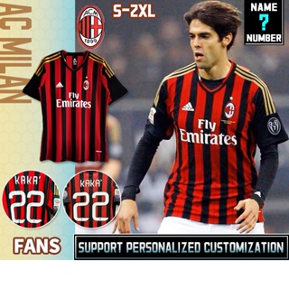 2013-14 AC Milan home No.22 KAKA S/S UEFA Champions League 13-14 ACM jersey