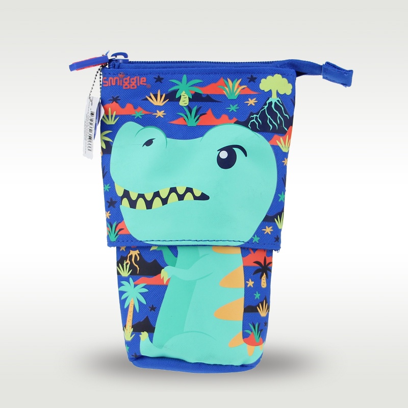 Australia smiggle original children's pencil case boys clutch bag blue