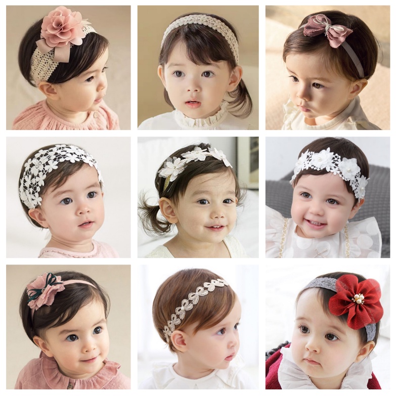 Baby hair band hair accessories baby girl lace hair band lovely hair