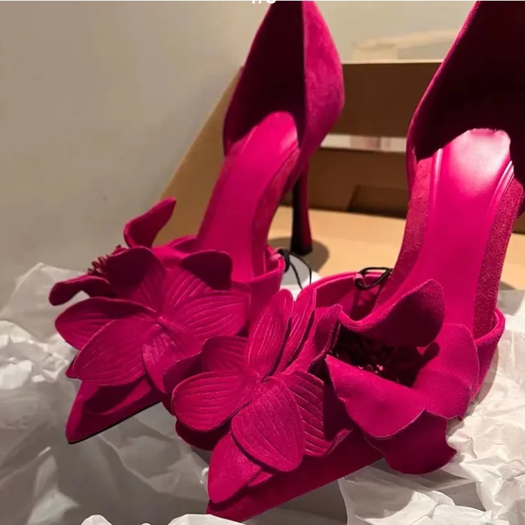 JOEupin Women's Pointed Toe Stiletto Heels — 4 Inch D'Orsay Pumps With Ankle Strap For Weddings, Parties & Office Wear - View #10