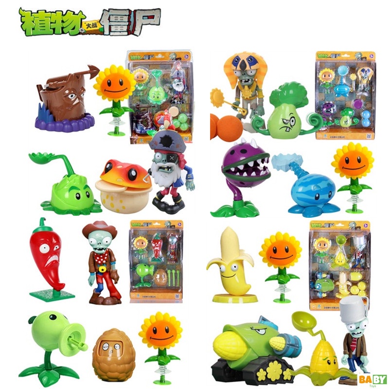 Plants vs Zombies 2 PVZ2 Toys Action Figures Set Toy for Boys Girls ...