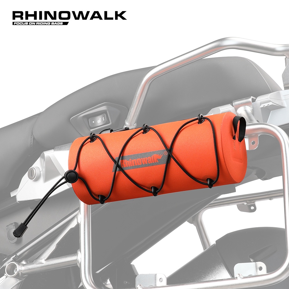 Rhinowalk waterproof motorcycle crash bar bag handlebar bag reflective