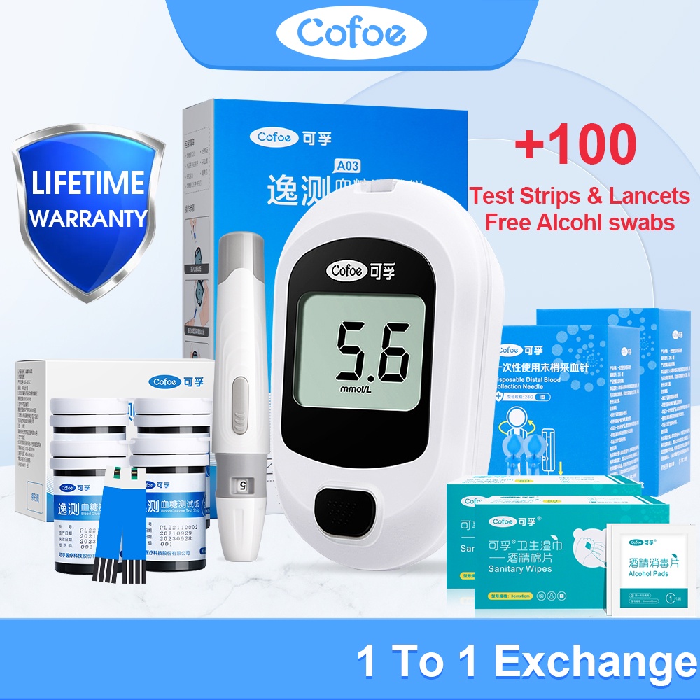 Cofoe Yice A Blood Glucose Meter Glucometer Diabetes Monitor Blood