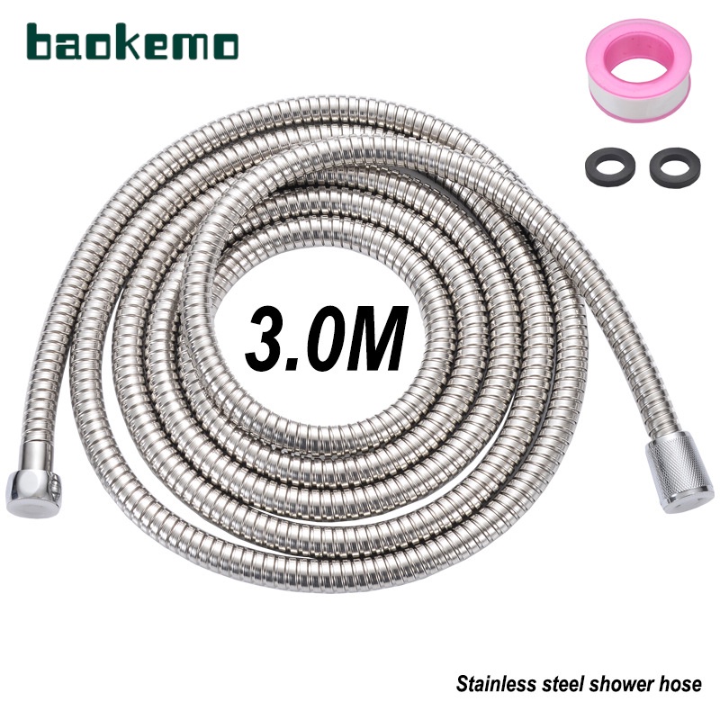 BAOKEMO Flexible Hose Shower Hoses Stainless Steel Flexible Tube Pipe