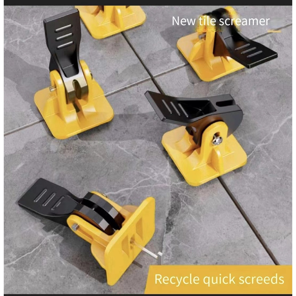 (Ready Stock)Tile Leveling Adjuster System Reusable Tile Installation