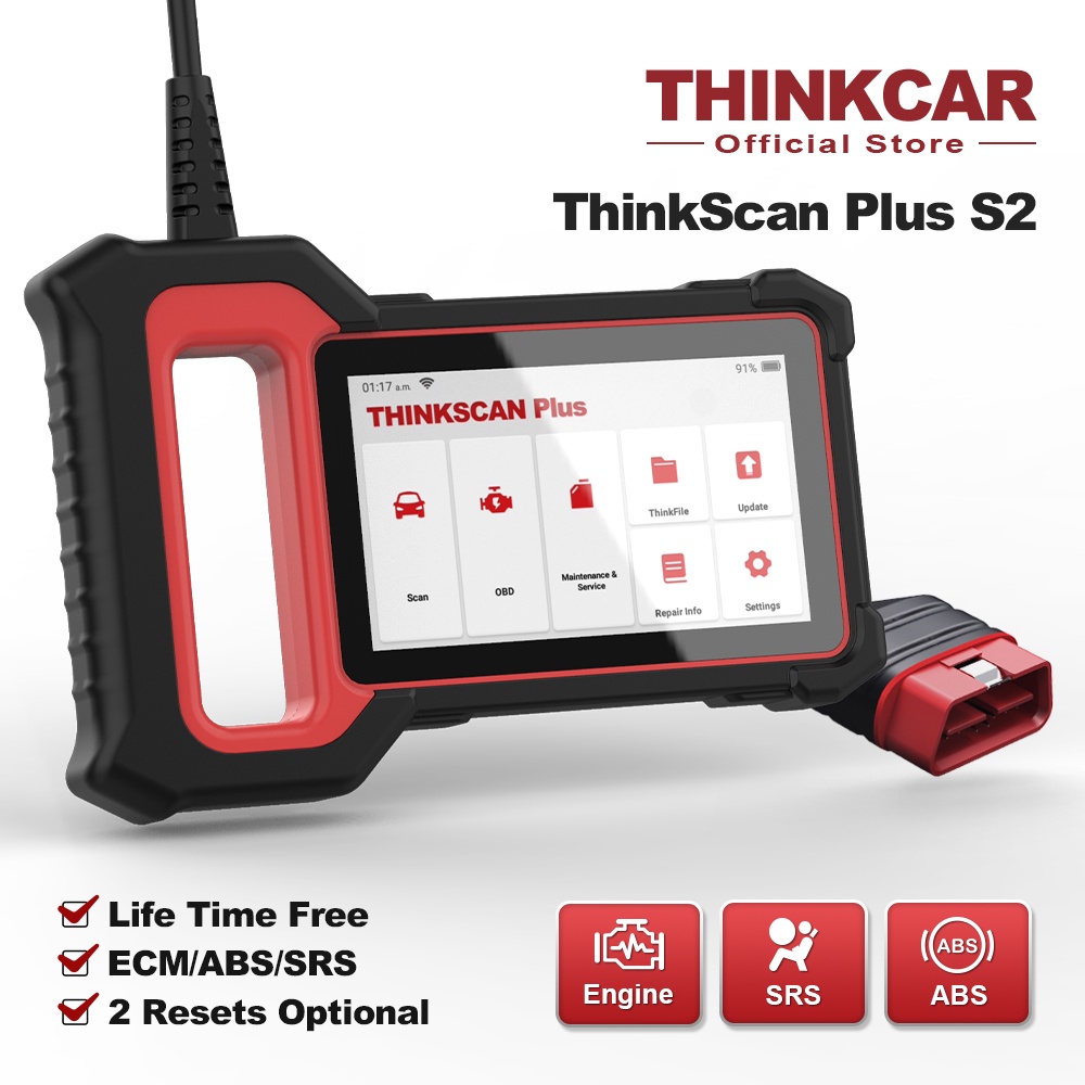 Thinkcar Thinkscan Plus S S S Automotive Diagnostic Tool Lifetime Free Resets Ecm Tcm