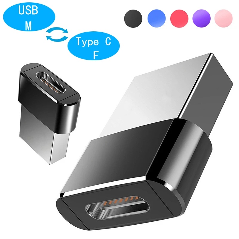 USB-C Female To USB 3.0 Male Adapter (2-Port) – Aluminum, For IPhone 15 Series & Universal Devices