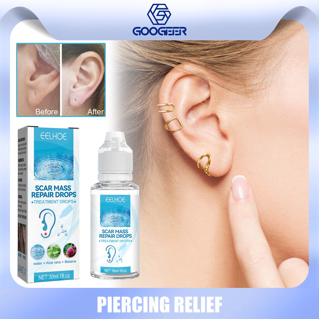 EELHOE Ear Perforation Drops Body Piercing Aftercare Solution Relieve