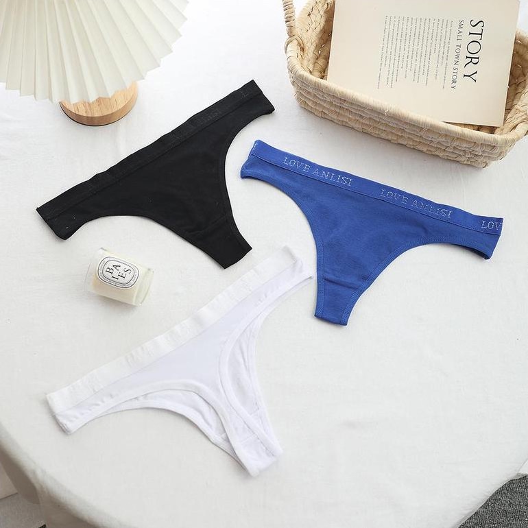 Sexy G-String Cotton Women Panties Low Rise Underwear Seamless Thong Bikini | Shopee Singapore