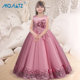 Child Kid Girls Princess Glitter Velvet Dress Wedding Prom Party