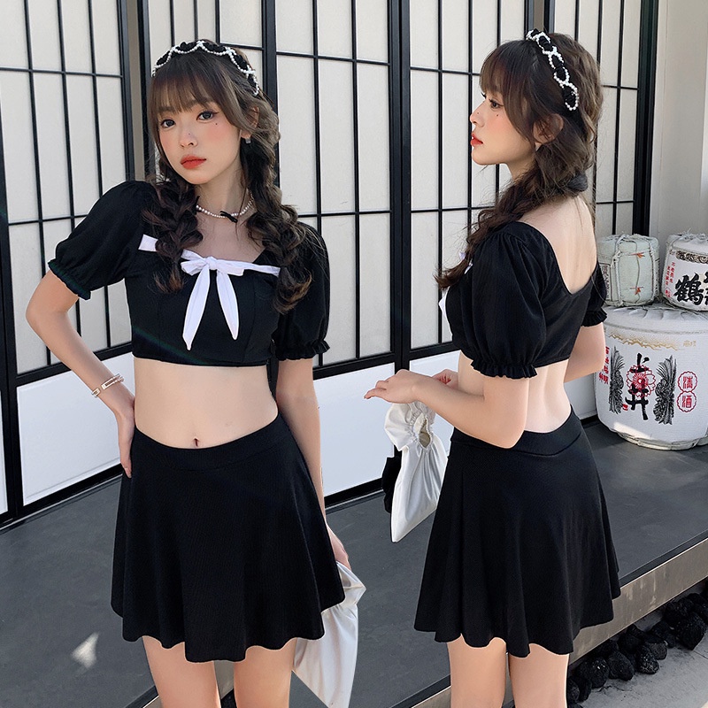 Swimsuit Lady Summer Conservative Korean Super Fairy Skirt Split Cover ...