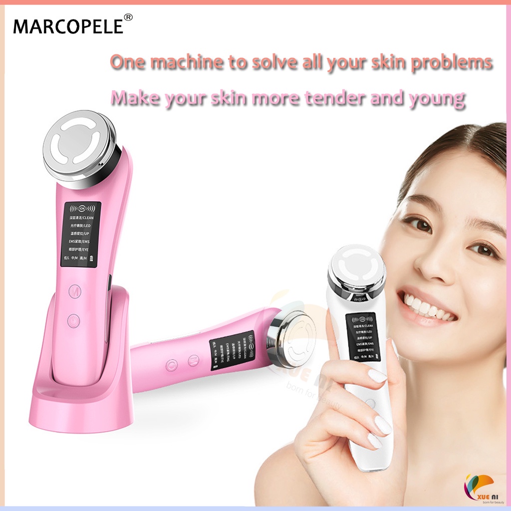 Authentic Marcopele Ems Led Light Therapy Hotcold Facial Massage Sonic Vibration Anti Wrinkle