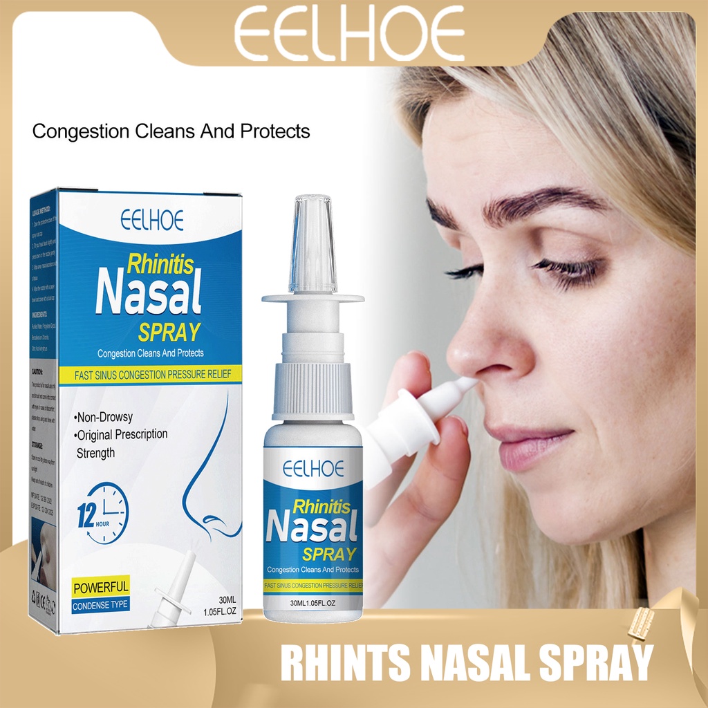 EELHOE Nasal Spray Nasal Care Strip Rhinitis Sinusitis Nasal Spray