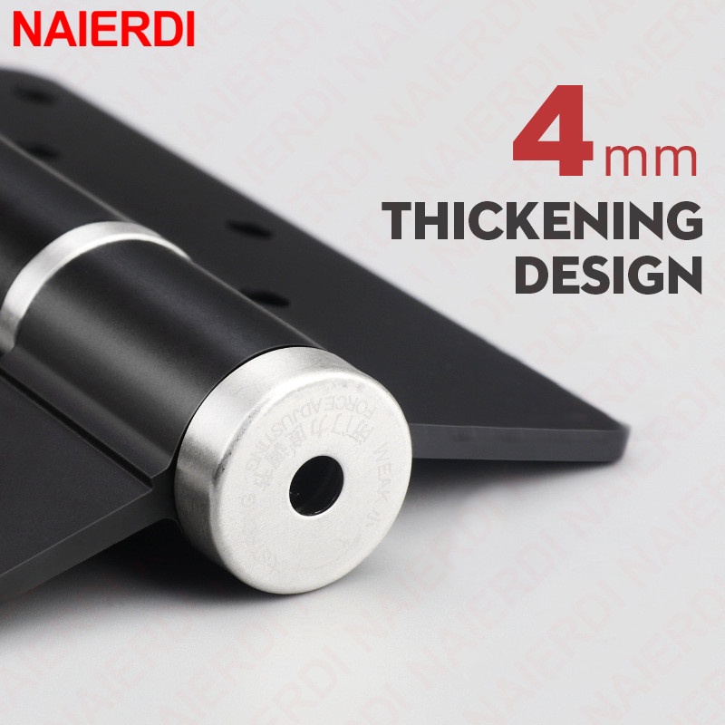 NAIERDI 2 Pieces Soft Closing Door Hinge Automatic 90° Positioning ...