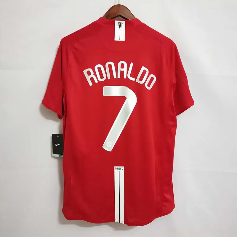 0708 Manchester United Champions League Final Home Jersey No. 7 C ...