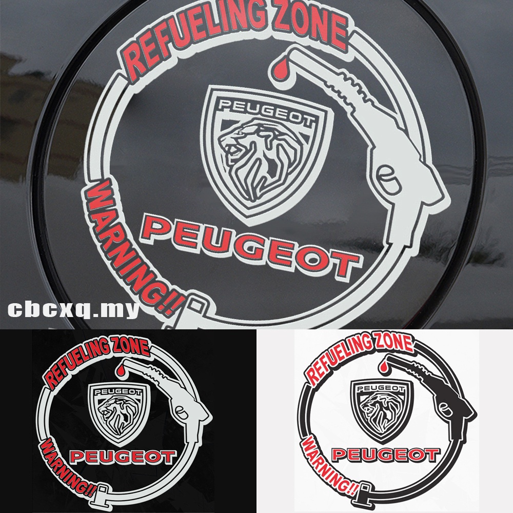 Peugeot Car Unique Sports Style Fuel Tank Cap Sticker 408/308/4008 5008