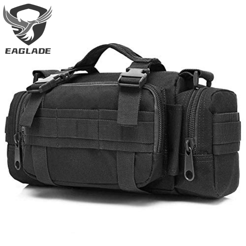 EAGLADE Tactical Backpack Chest Waist Shoulder Bag G3p in Black