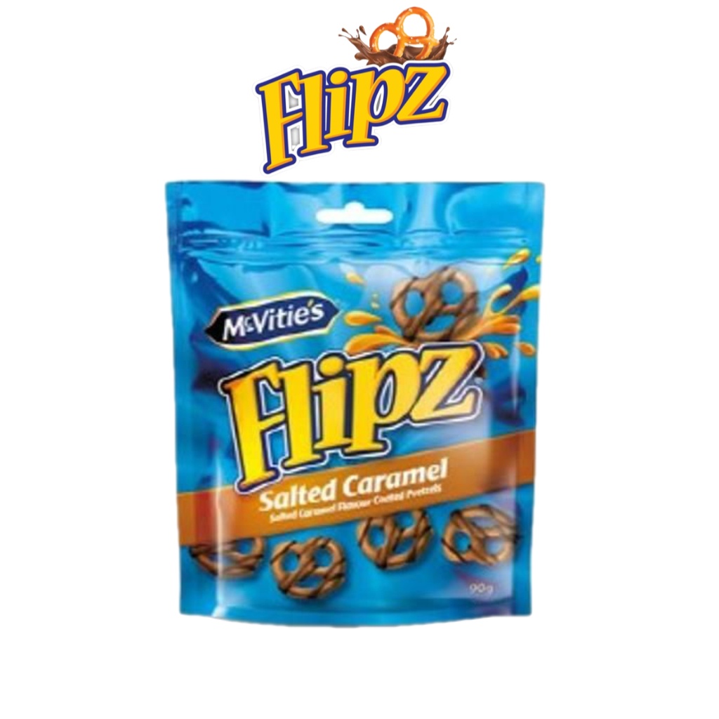 Flipz Salted Caramel Pretzels 90g | Shopee Singapore