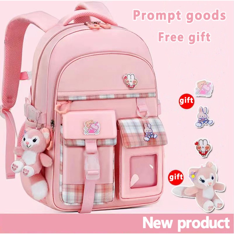 🔥Schoolbag Primary school student schoolbag kids school bag school bag