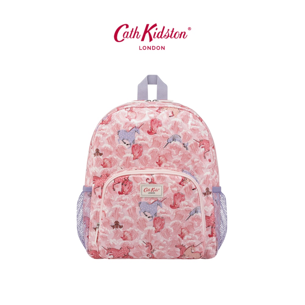 Cath Kidston Unicorn Waves Kids Classic Large Backpack With Mesh Pocket