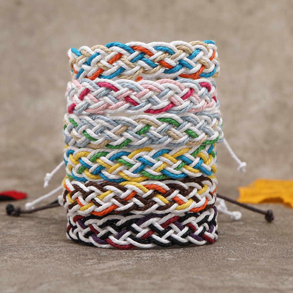 Rainbow clearance thread bracelet