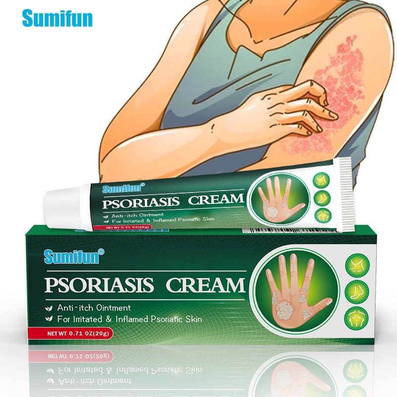 Sumifun Psoriasis Cream Eczema Sterilizing Ointment Scalp Psoriasis